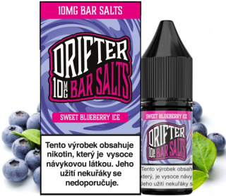 E-liquid Drifter Bar Salts Sweet Blueberry Ice 10ml - 10mg