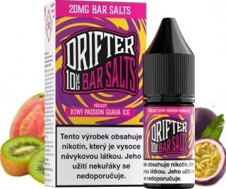 E-liquid Drifter Bar Salts Kiwi Passionfruit Guava Ice 10ml - 20mg