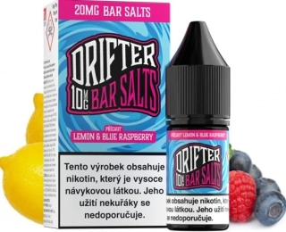 E-liquid Drifter Bar Salts Lemon and Blue Raspberry Ice 10ml - 20mg
