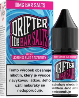 E-liquid Drifter Bar Salts Lemon and Blue Raspberry Ice 10ml - 10mg