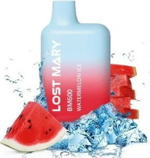Jednorázová elektronická cigareta LOST MARY BM600 Watermelon Ice 20mg