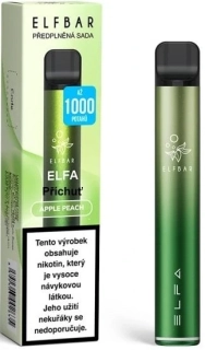 Elektronická cigareta Elf Bar ELFA 500mAh Apple Peach 20mg