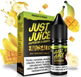 E-liquid Just Juice SALT Banana & Mango 10ml - 11mg