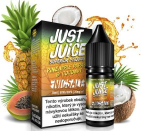 E-liquid Just Juice SALT Pineapple, Papaya & Coconut 10ml - 20mg