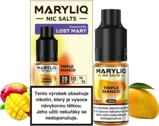 E-liquid MARYLIQ Nic SALT Triple Mango 10ml - 20mg