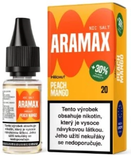 E-liquid Aramax Salt Peach Mango 10ml - 10mg
