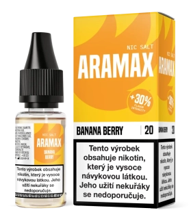 E-liquid Aramax Salt Banana Berry 10ml - 20mg