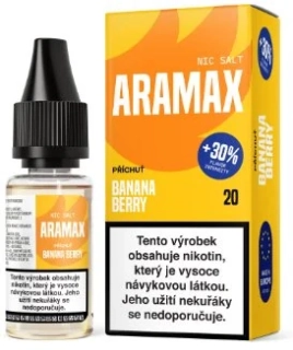 E-liquid Aramax Salt Banana Berry 10ml - 10mg