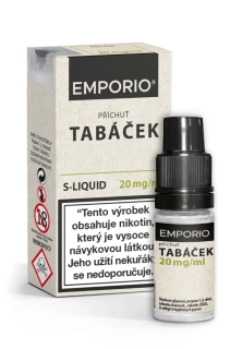 E-liquid Emporio Salt Tabáček 10ml - 20mg