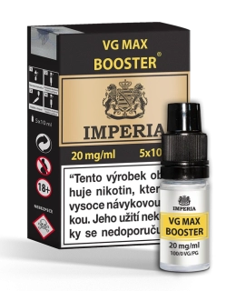 Nikotinový Booster IMPERIA VG Max VG100 5x10ml - 20mg