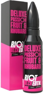 Příchuť Riot Squad BLCK EDTN S&V 10ml Deluxe Passionfruit & Rhubarb