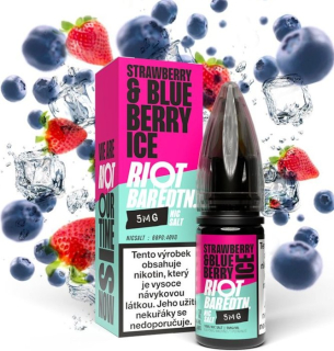 E-liquid Riot BAR EDTN Salt Strawberry Blueberry Ice 10ml - 20mg