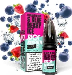 E-liquid Riot BAR EDTN Salt Strawberry Blueberry Ice 10ml - 10mg