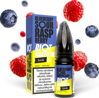 E-liquid Riot BAR EDTN Salt Blueberry Sour Raspberry 10ml - 10mg