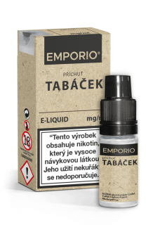 E-liquid EMPORIO Tabáček 10ml - 18mg