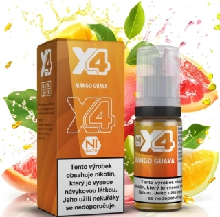 E-liquid X4 Bar Juice Mango Guava 10ml - 10mg