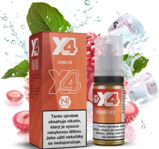 E-liquid X4 Bar Juice Lychee Ice 10ml - 10mg