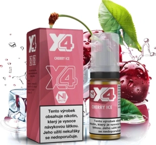 E-liquid X4 Bar Juice Cherry Ice 10ml - 10mg