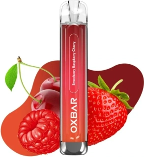 Jednorázová elektronická cigareta OXVA OXBAR C800 Strawberry Raspberry Cherry 16mg