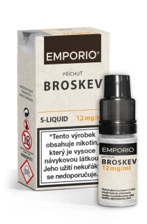 E-liquid Emporio Salt Broskev 10ml - 12mg