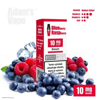 E-liquid Adam´s Vape SALT Blueberry Raspberry 10ml - 10mg