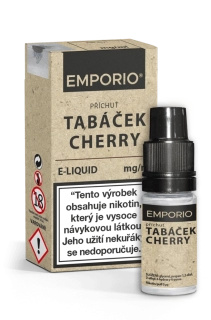 E-liquid EMPORIO Tabáček - Cherry 10ml - 18mg