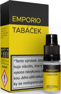 E-liquid EMPORIO Tabáček 10ml - 9mg