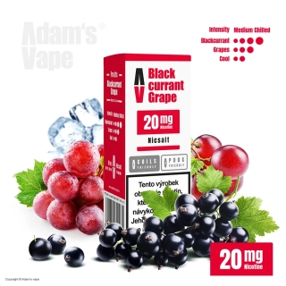 E-liquid Adam´s Vape SALT Blackcurrant Grape 10ml - 20mg