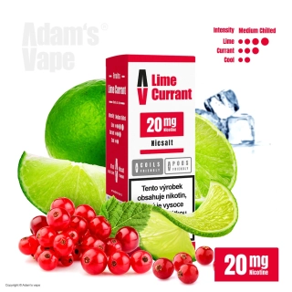E-liquid Adam´s Vape SALT Lime Currant 10ml - 20mg