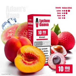 E-liquid Adam´s Vape SALT Lychee Guava 10ml - 10mg