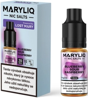 E-liquid MARYLIQ Nic SALT Blueberry Sour Raspberry 10ml - 20mg