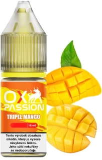 E-liquid OXVA OX PASSION Salts Triple Mango 10ml - 10mg