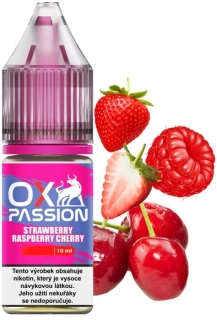 E-liquid OXVA OX PASSION Salts Strawberry Raspberry Cherry 10ml - 20mg