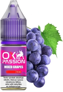 E-liquid OXVA OX PASSION Salts Mixed Grapes 10ml - 10mg