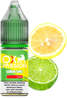 E-liquid OXVA OX PASSION Salts Lemon Lime 10ml - 20mg