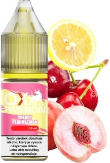 E-liquid OXVA OX PASSION Salts Cherry Peach Lemon 10ml - 10mg