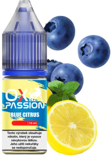 E-liquid OXVA OX PASSION Salts Blue Citrus 10ml - 20mg