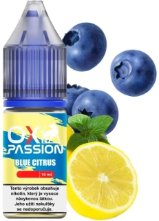 E-liquid OXVA OX PASSION Salts Blue Citrus 10ml - 10mg