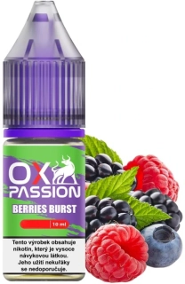 E-liquid OXVA OX PASSION Salts Berries Burst 10ml - 20mg