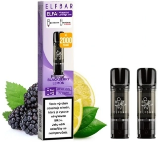 Elf Bar ELFA Pods cartridge 2Pack Blackberry Lemon 20mg