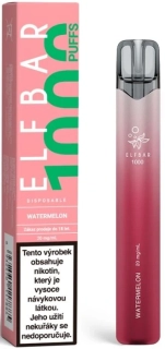 Jednorázová elektronická cigareta Elf Bar 1000 Watermelon 20mg