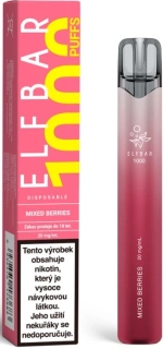 Jednorázová elektronická cigareta Elf Bar 1000 Mixed Berries 20mg