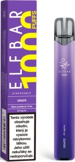 Jednorázová elektronická cigareta Elf Bar 1000 Grape 20mg