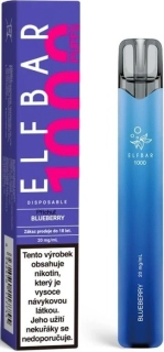 Jednorázová elektronická cigareta Elf Bar 1000 Blueberry 20mg