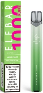 Jednorázová elektronická cigareta Elf Bar 1000 Apple Peach 20mg
