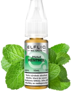 E-liquid ELFLIQ Nic SALT Menthol 10ml - 20mg