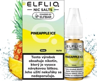 E-liquid ELFLIQ Nic SALT Pineapple Ice 10ml - 10mg