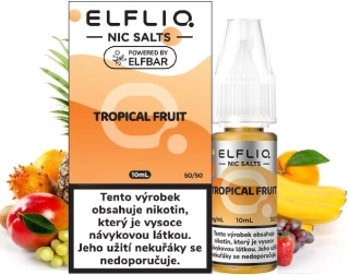 E-liquid ELFLIQ Nic SALT Tropical Fruit 10ml - 10mg