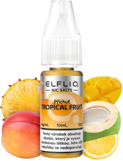 E-liquid ELFLIQ Nic SALT Tropical Fruit 10ml - 20mg