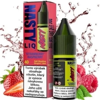 E-liquid Nasty LIQ Salt Strawberry Raspberry 10ml - 20mg